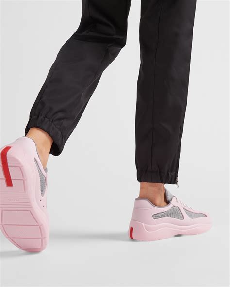 bike fabric sneakers prada|prada pink platform sneakers.